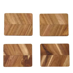 Sildebens Akacie Smørebrikker 4 stk.