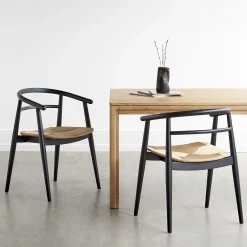 Søndervig spisebordsstol - Sort