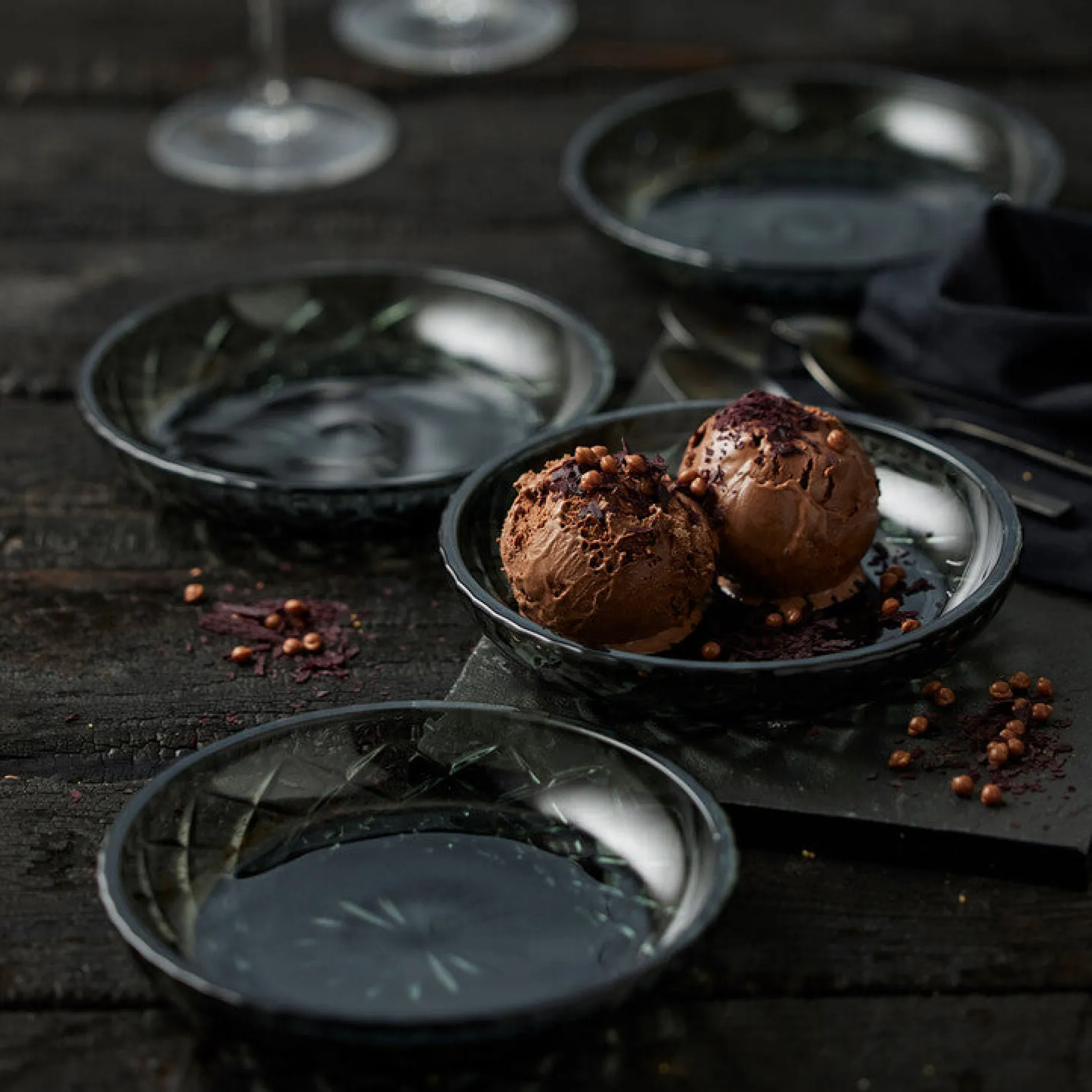 Sorrento asiet 4 stk smoke