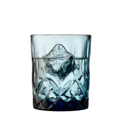 Sorrento whiskyglas 4 stk. blå