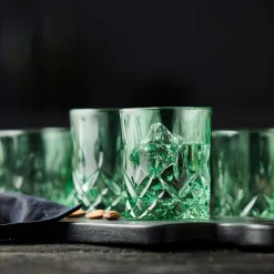 Sorrento whiskyglas 4 stk. grøn