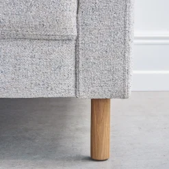 Stapleton II 3 pers. sofa - m. egetræsben