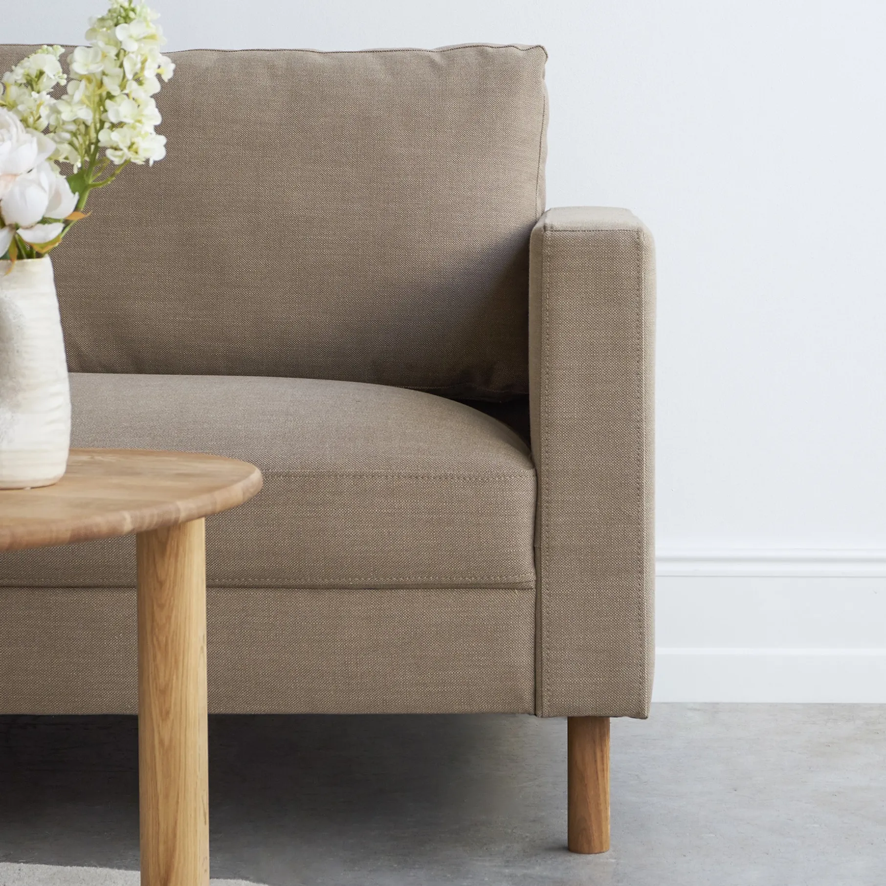 Stapleton II 3 pers. sofa - m. egetræsben