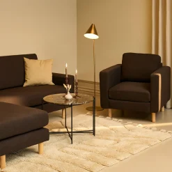 Stapleton loungestol brown