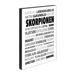 Stjernecollage Skorpionen