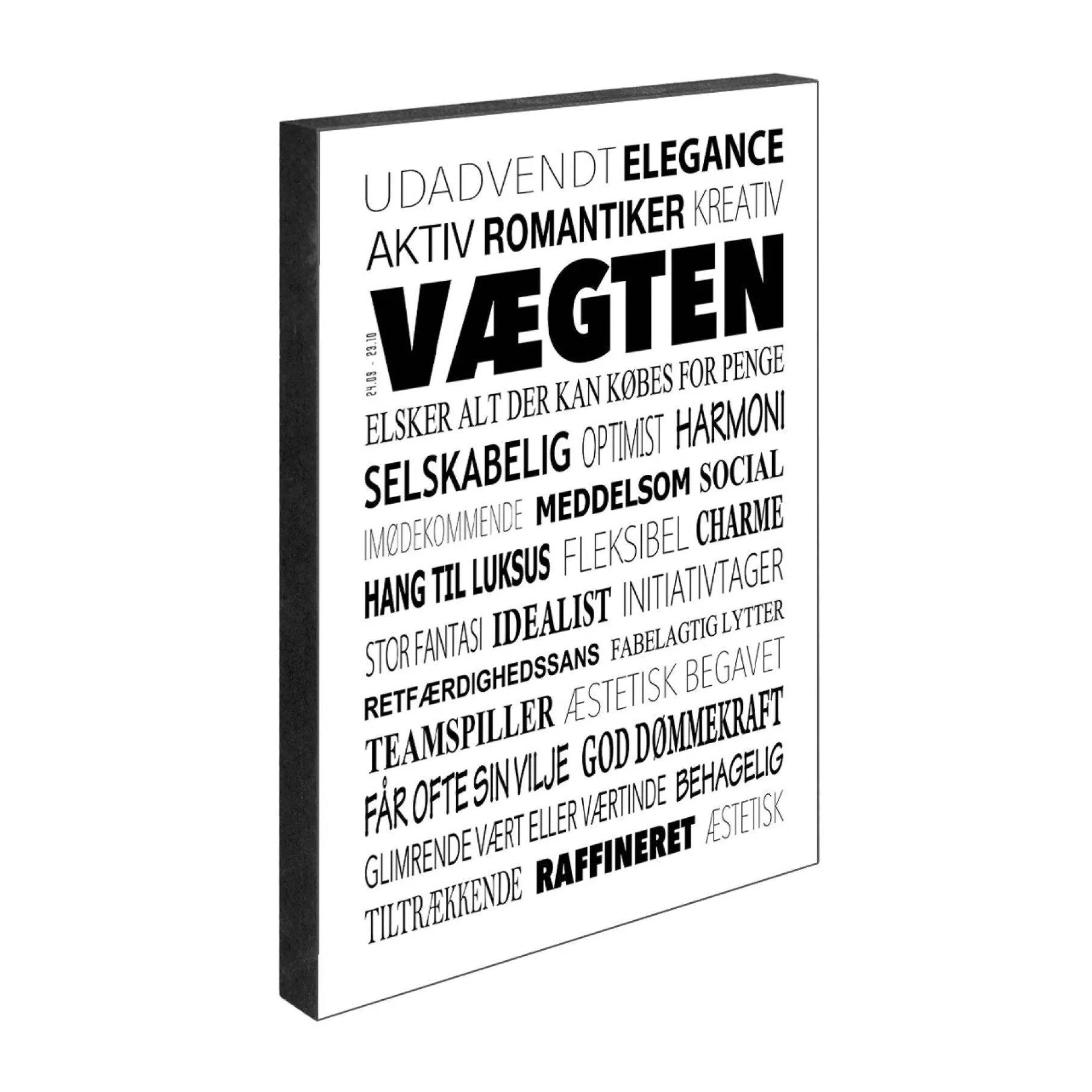 Stjernecollage Vægten