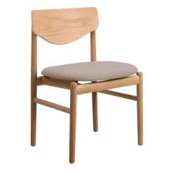 Stofsæde - (Celeste spisebordsstol)