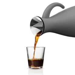 Termokande 1 L mat grå