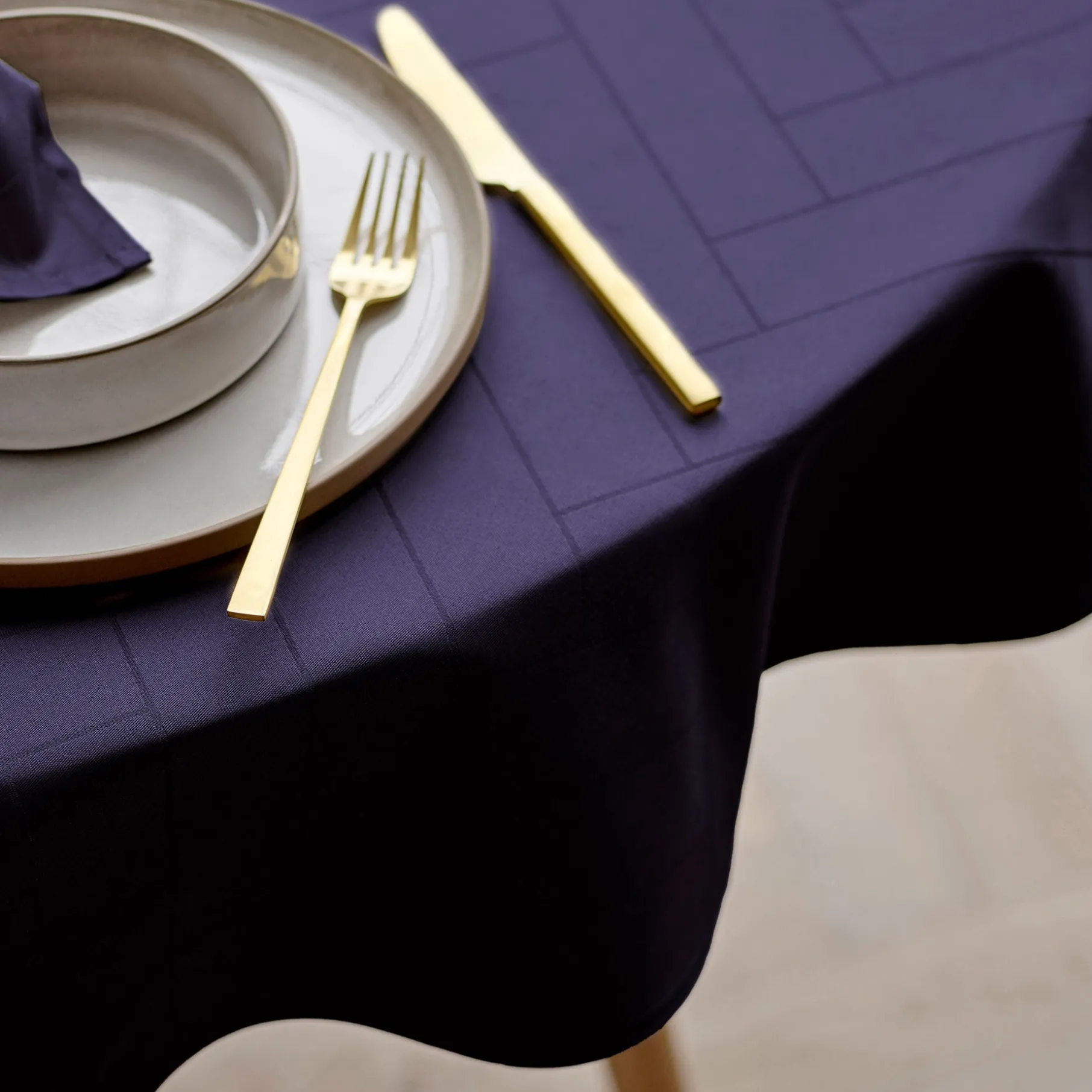 Tiles dug Ø160 cm damask indigo