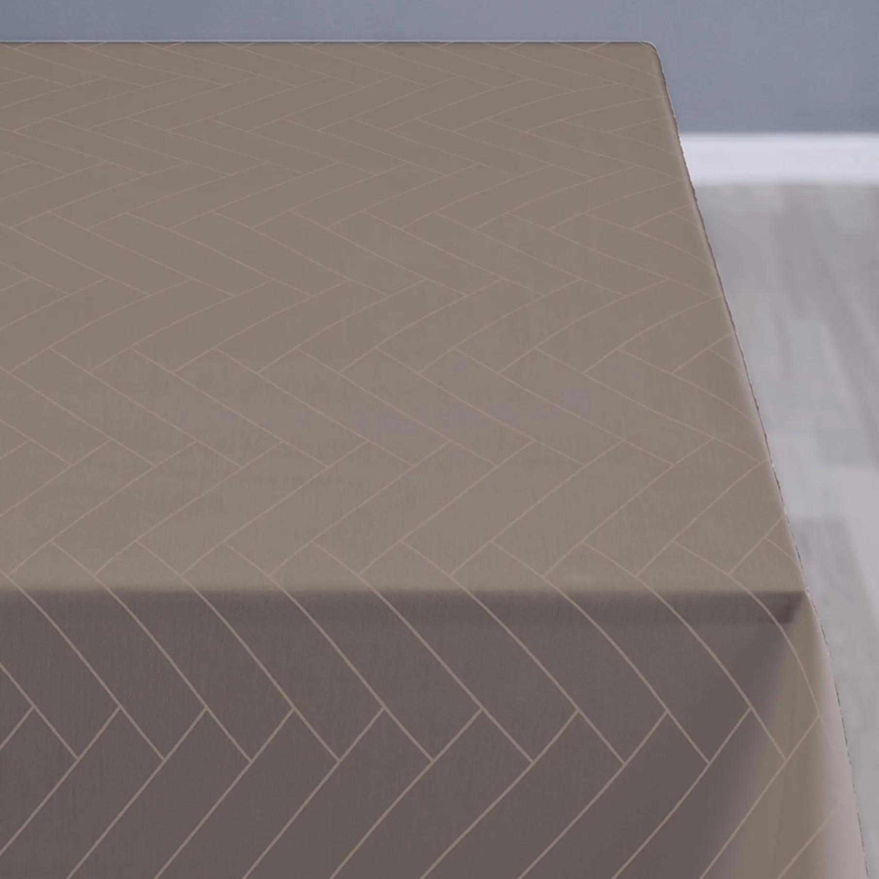 Tiles dug 140x270 cm damask taupe