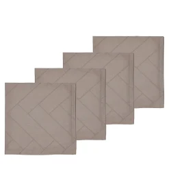 Tiles serviet damask 4 stk. taupe