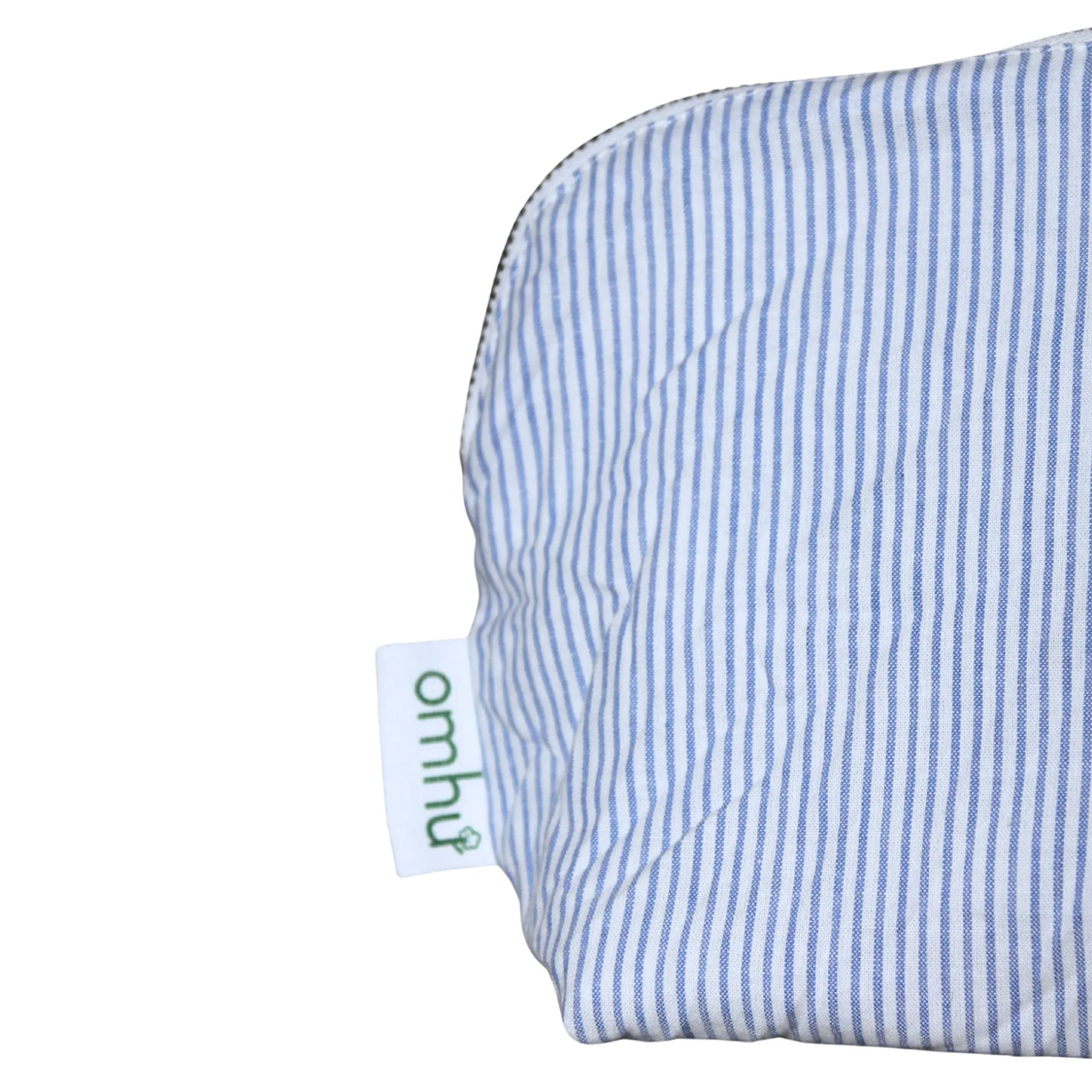 Toilettaske 34x24 cm mini strib blå