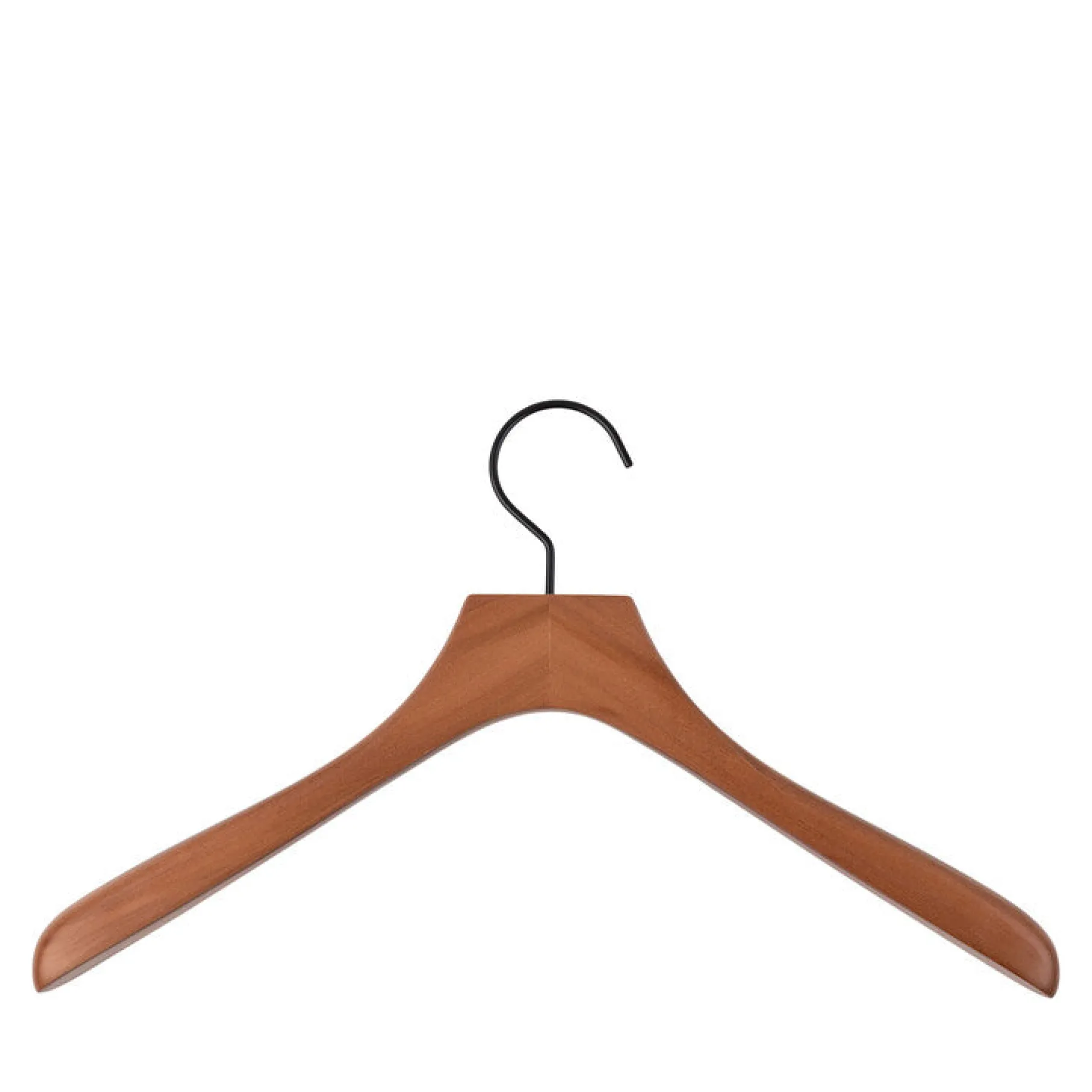 Træbøjle i valnødfarve