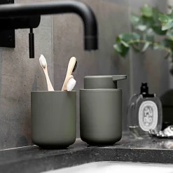 Ume sæbedispenser olive green