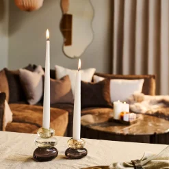 Varde glas lysestage