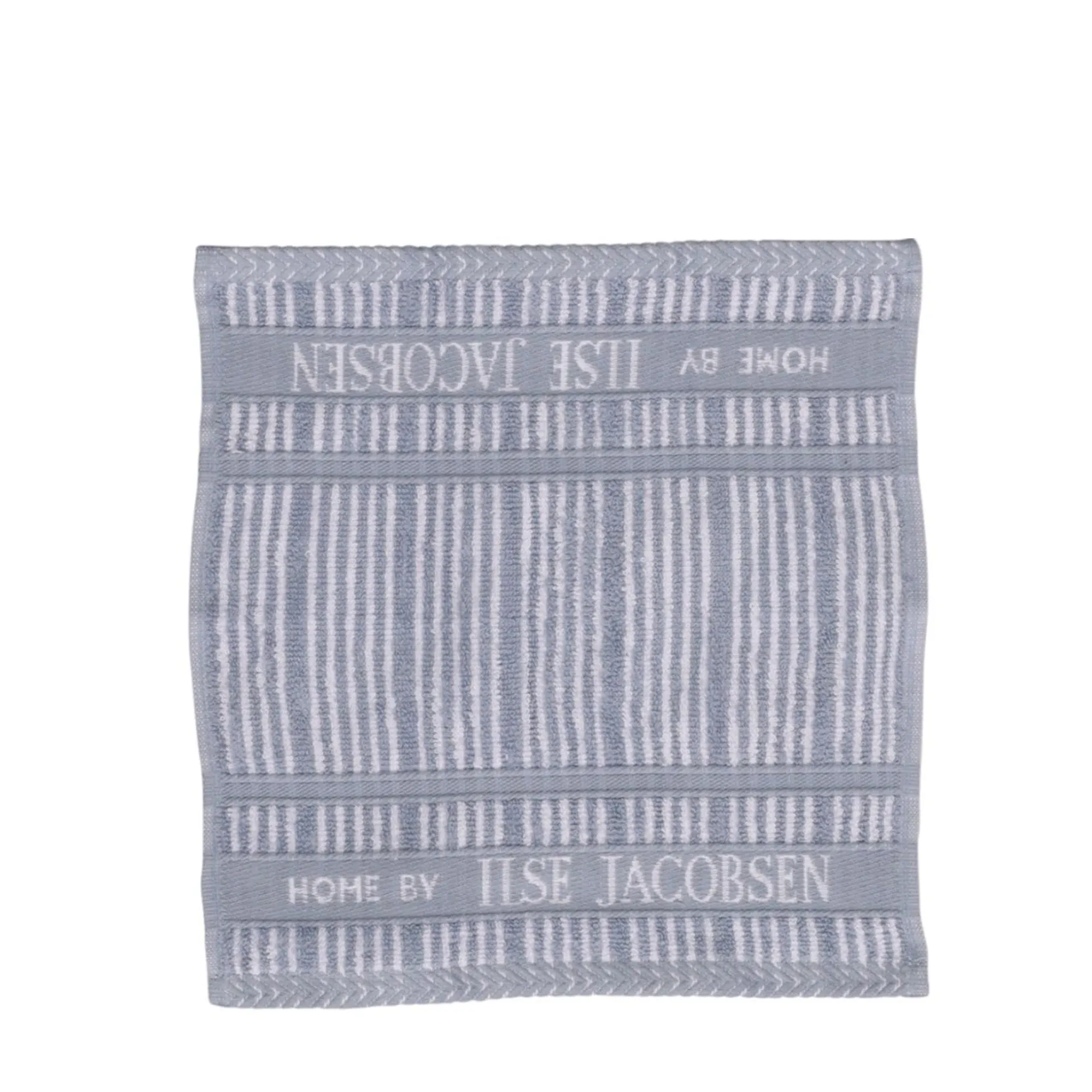 Vaskeklud 4 stk 30x30 cm støvet blå striber