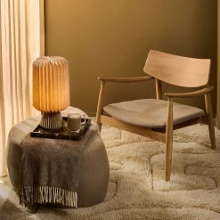 Vedersø loungestol m. stofsæde