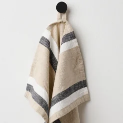 Viskestykke m. dobbelt striber