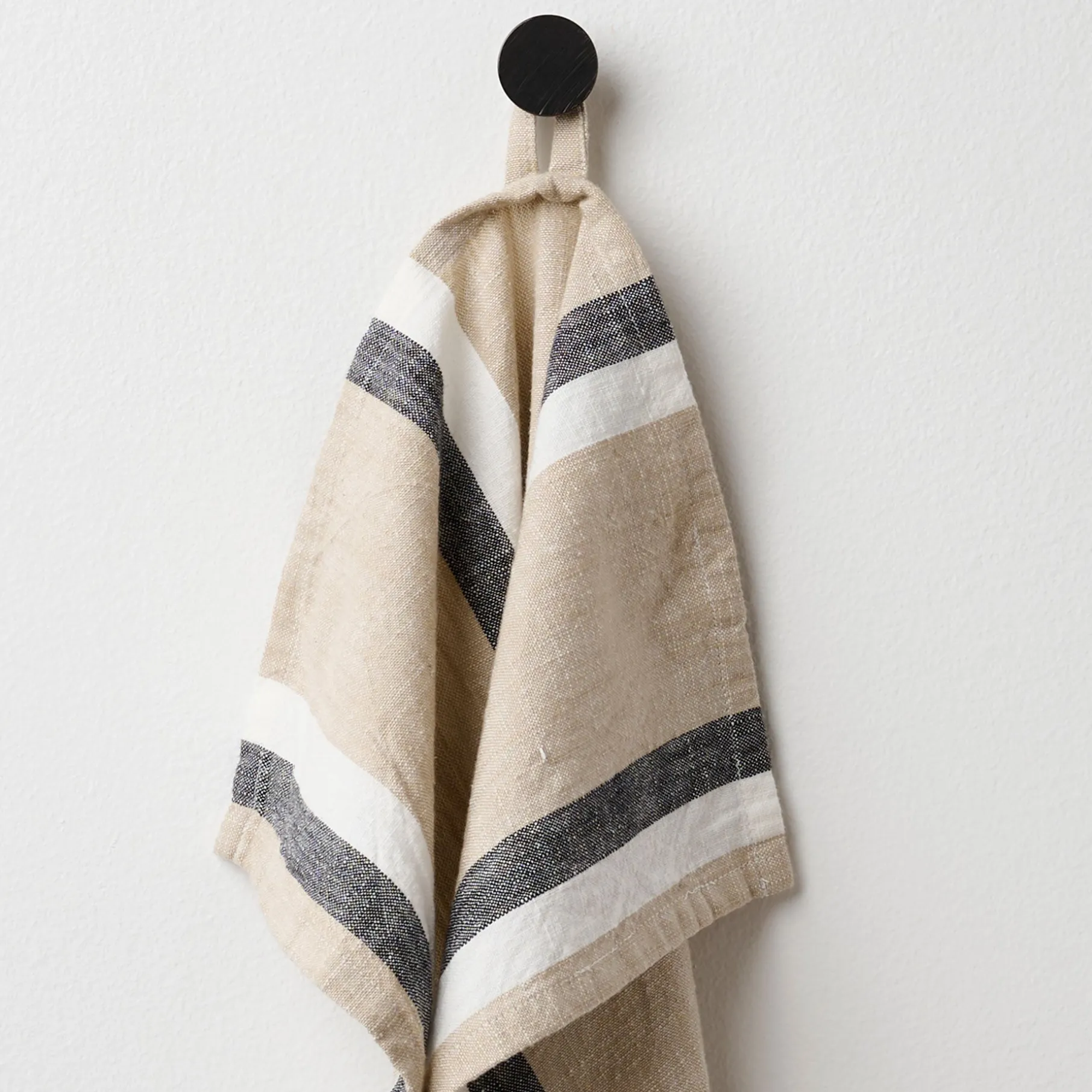 Viskestykke m. dobbelt striber