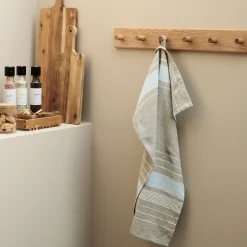 Viskestykke m. striber