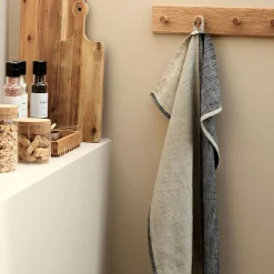 Viskestykke m. todelt farveblokering