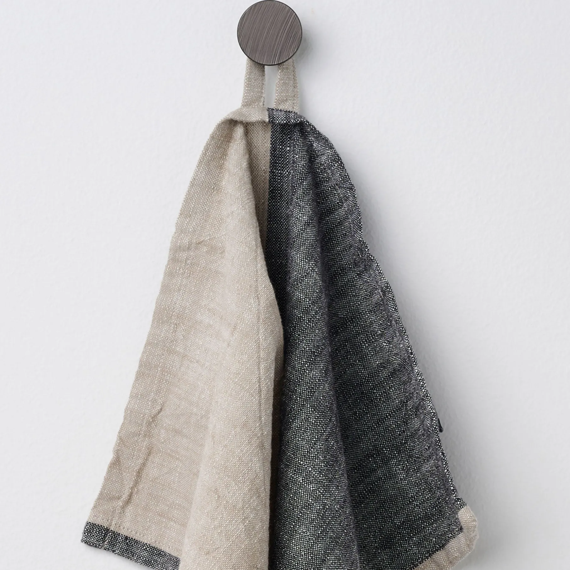 Viskestykke m. todelt farveblokering