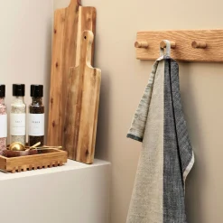 Viskestykke m. todelt farveblokering