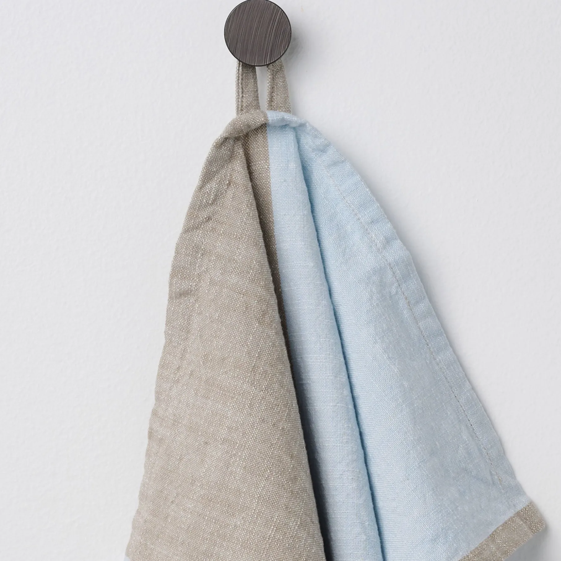 Viskestykke m. todelt farveblokering