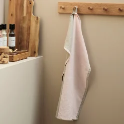 Viskestykke m. todelt farveblokering