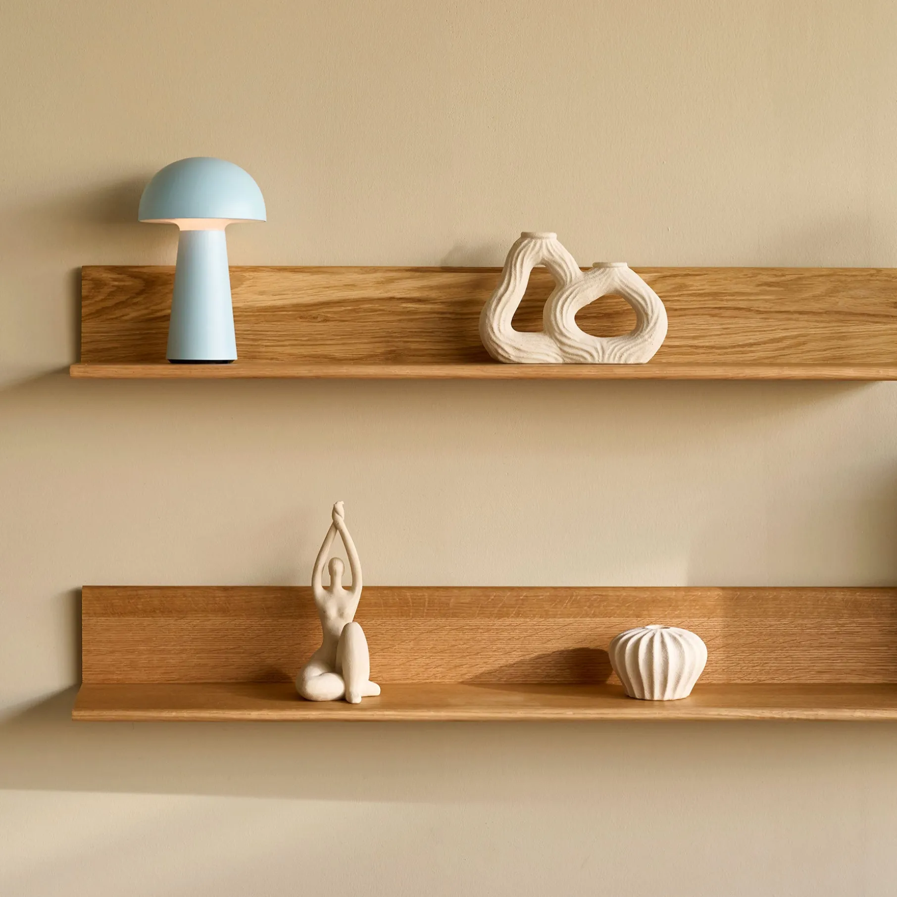 Wood II basic hylde FSC certificeret egetræ, L90 cm