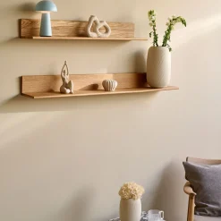 Wood II basic hylde FSC certificeret egetræ, L120 cm