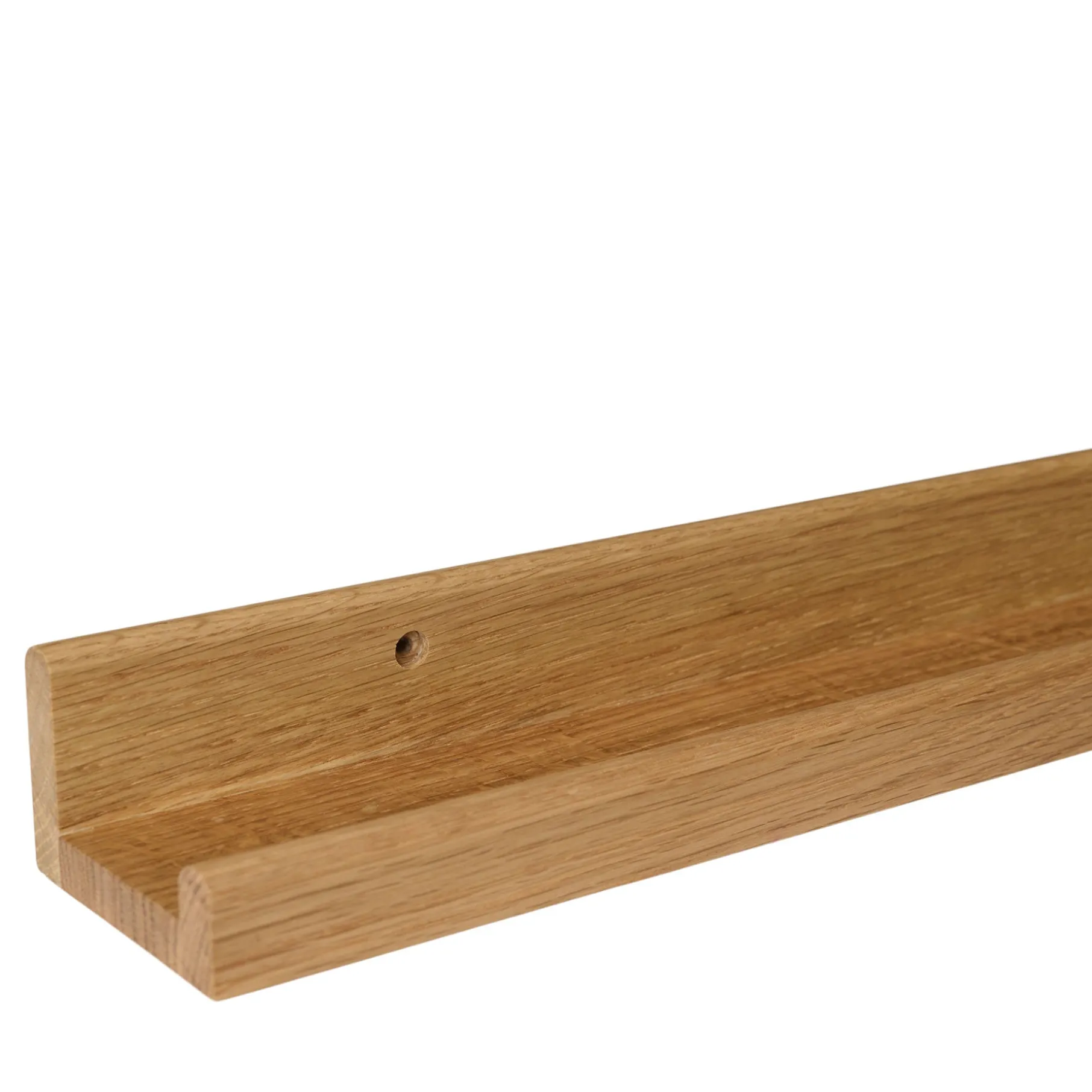 Wood II gallerihylde FSC certificeret egetræ, L120 cm