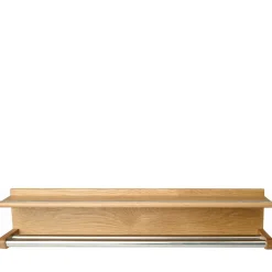 Wood II håndklædeholder i FSC certificeret egetræ, L75 cm