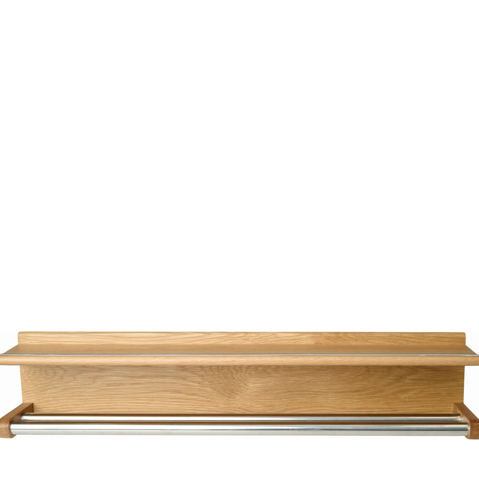 Wood II håndklædeholder i FSC certificeret egetræ, L75 cm