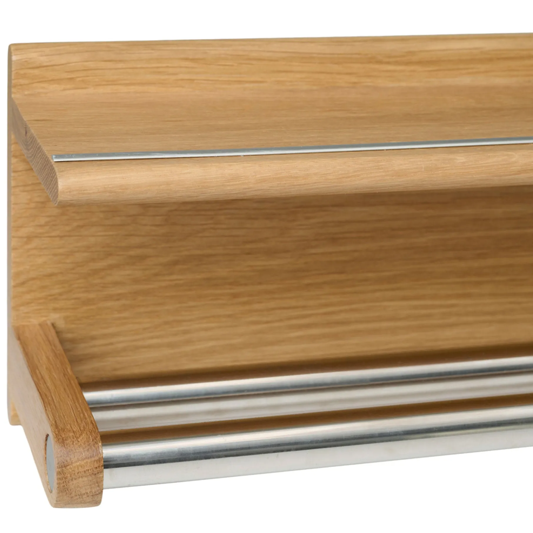 Wood II håndklædeholder i FSC certificeret egetræ, L75 cm