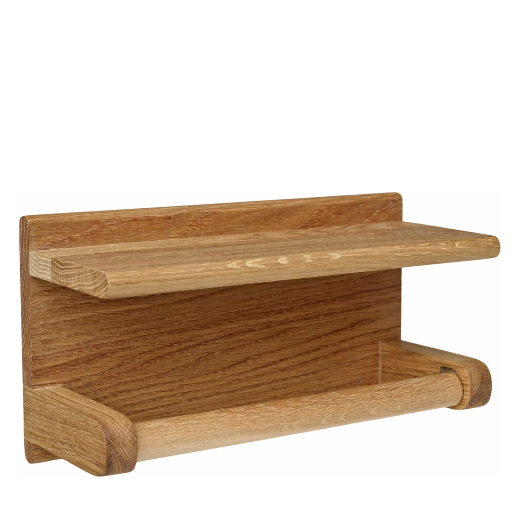 Wood II køkkenrulleholder FSC-certificeret egetræ