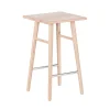 Wood II køkkenstol-hvidpigment FSC certificeret egetræ