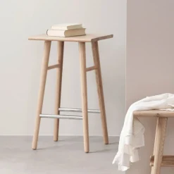 Wood II køkkenstol-hvidpigment FSC certificeret egetræ