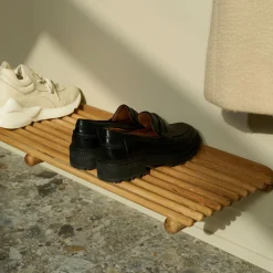 Wood II skohylde olieret L72 cm