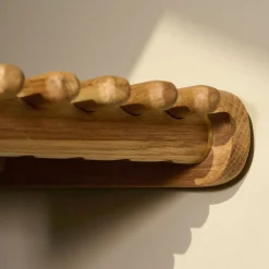 Wood II skohylde olieret - L62 cm