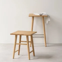 Wood II taburet, FSC certificeret egetræ